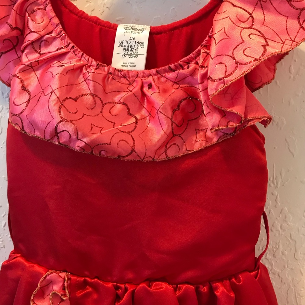 Disney Store Elena of Avalor dress size 5/6 Missing Belt Play Dress Up - Picture 5 of 9